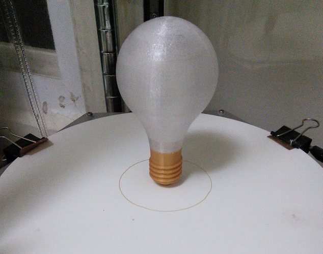 3D Printed Light Bulb 3D Print 1542