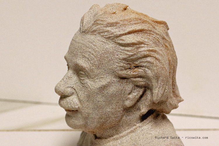 Einstein Bust (14K) 3D Print 15521