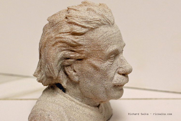 Einstein Bust (14K) 3D Print 15525