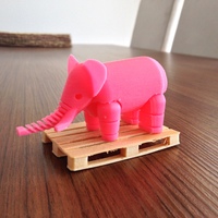 Small Elephant 3D Printing 15825