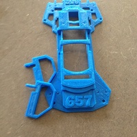 Small Walkera Runner 250 Upper Racing Tray Reinforcement 3D Printing 1584