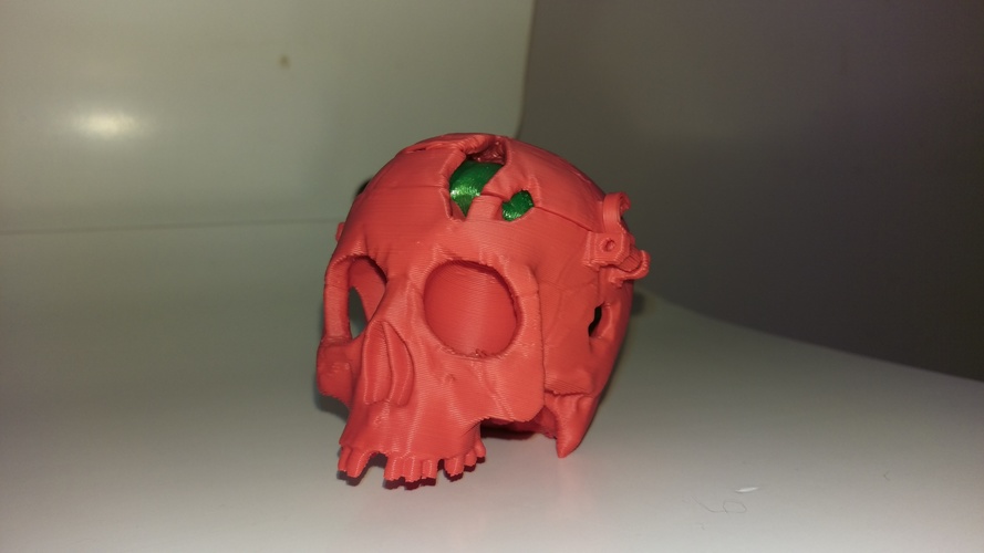 Boneheads: Skull Box w/ Brain - via 3DKitbash.com 3D Print 15881