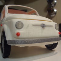 Small Italian Sixties  Car Model 3D Printing 15991