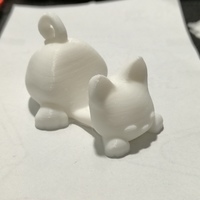 Small  Keichain / Smartphone Stand Cat 3D Printing 16045