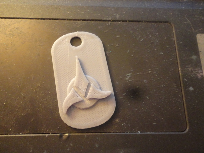 Klingon Dog tags 2 3D Print 16206