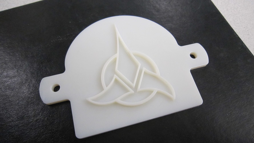 Toast Press - Klingon 3D Print 16607