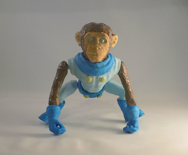 Space Monkey 3D Print 16891