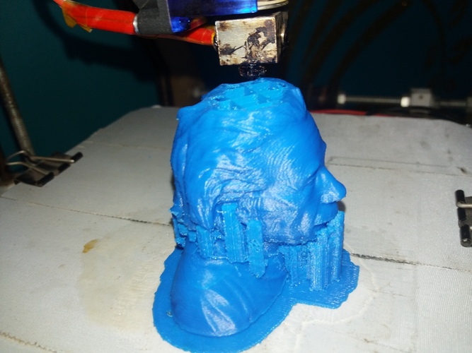 Einstein Bust (14K) 3D Print 17230