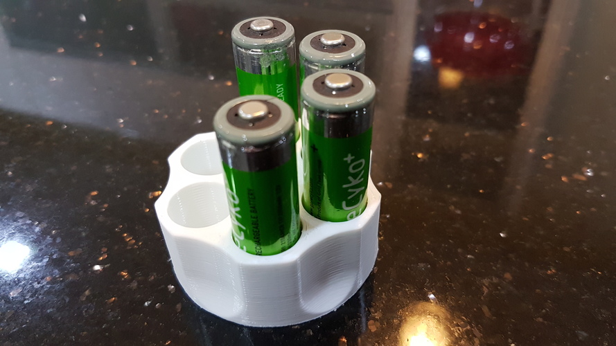 AA battery holder 3D Print 17235