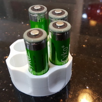 Small AA battery holder 3D Printing 17235