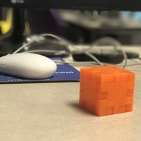 Small Ekobots - Wooden cube puzzle 3D Printing 17855