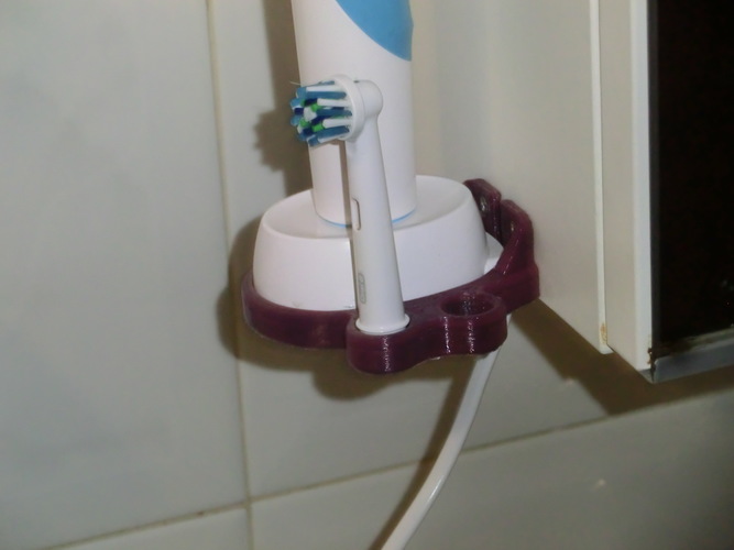 Wall mount for Oral B electric toothbrush 3D Print 17905