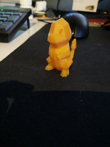 Low-Poly Charmander - Multi and Dual Extrusion version 3D Print 18092