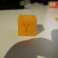 Small XYZ 20mm Calibration Cube 3D Printing 18093