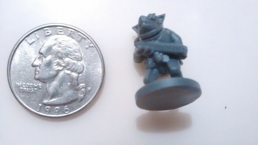 Pigman Commando (18mm scale) 3D Print 18318