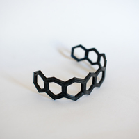 Small Easy Hex Thermoform Bracelet 3D Printing 18346