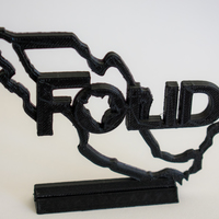 Small FOLID Logo 3D Printing 18347