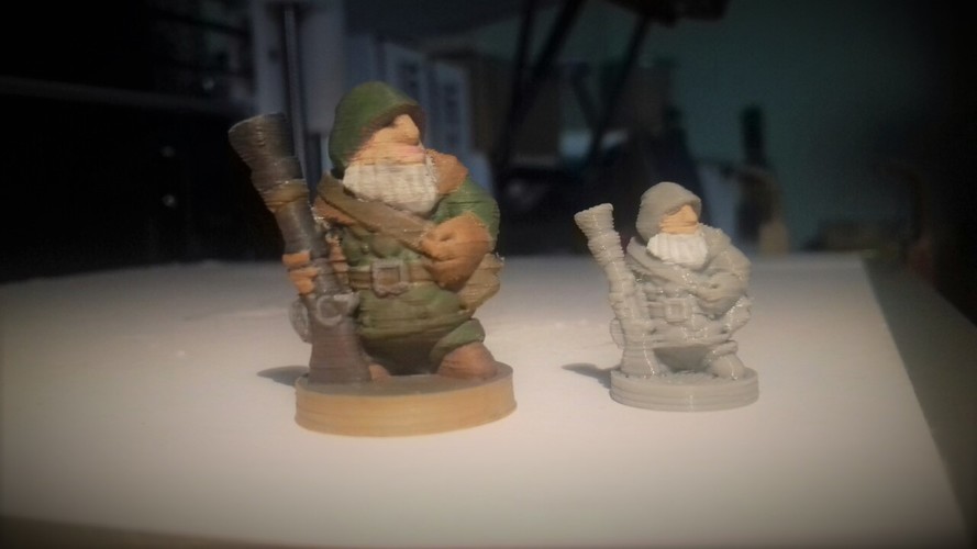 Dwarfclan Gunner (18mm scale) 3D Print 18513