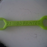 Small 22mm wrench 3D Printing 18515