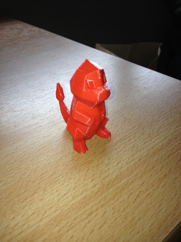 Low-Poly Charmander - Multi and Dual Extrusion version 3D Print 18540