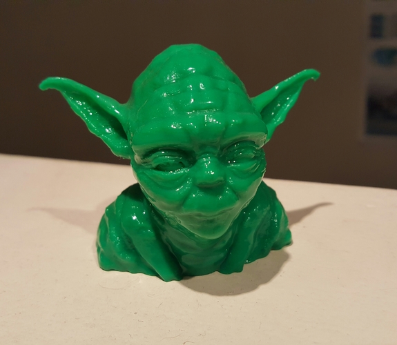 Yoda con soporte 3D Print 18663