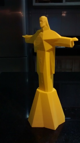 Low Poly Statue of Christ the Redeemer in Rio De Janeiro  3D Print 18828