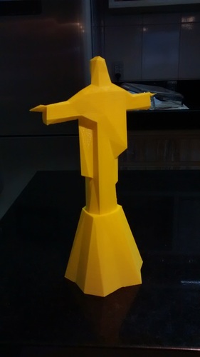 Low Poly Statue of Christ the Redeemer in Rio De Janeiro  3D Print 18829