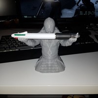Small Free Samurai Holder for tablet pens 3D Printing 19717