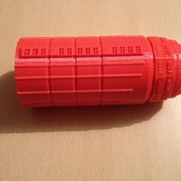 Small Tactile Calendar 3D Printing 20019