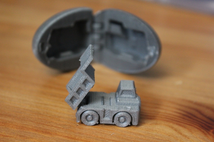 Surprise Egg #1 - Tiny Haul Truck 3D Print 20164