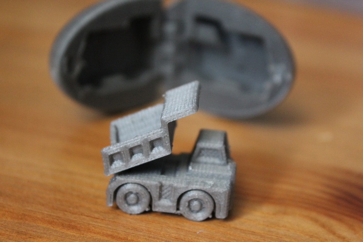 Surprise Egg #1 - Tiny Haul Truck 3D Print 20165