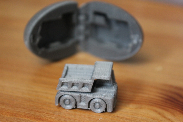 Surprise Egg #1 - Tiny Haul Truck 3D Print 20166