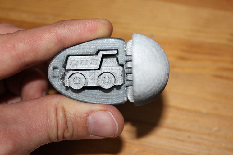Surprise Egg #1 - Tiny Haul Truck 3D Print 20169