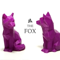 Small Low Poly Fox 3D Printing 2032