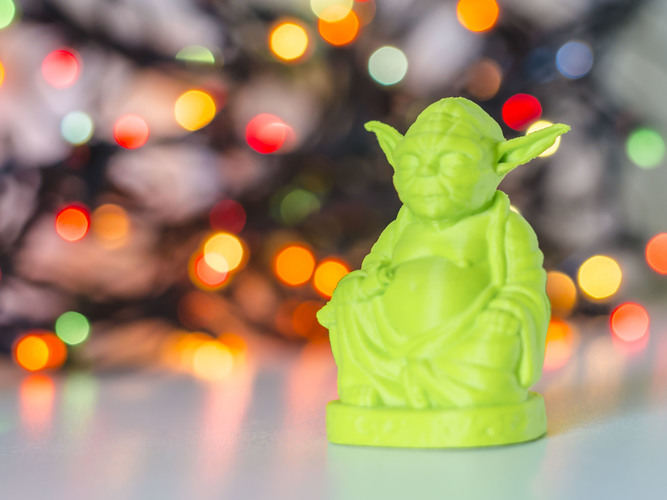 Improved Yoda Buddha w/ Lightsaber  3D Print 20431