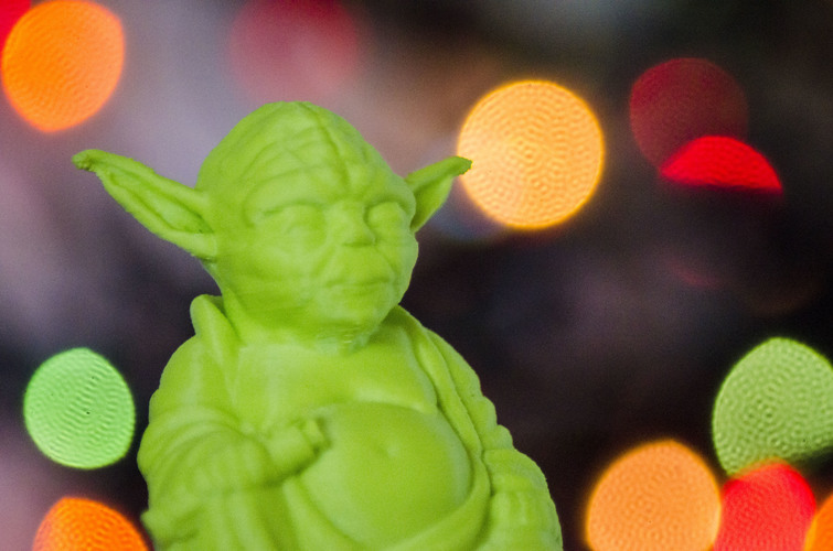 Improved Yoda Buddha w/ Lightsaber  3D Print 20433