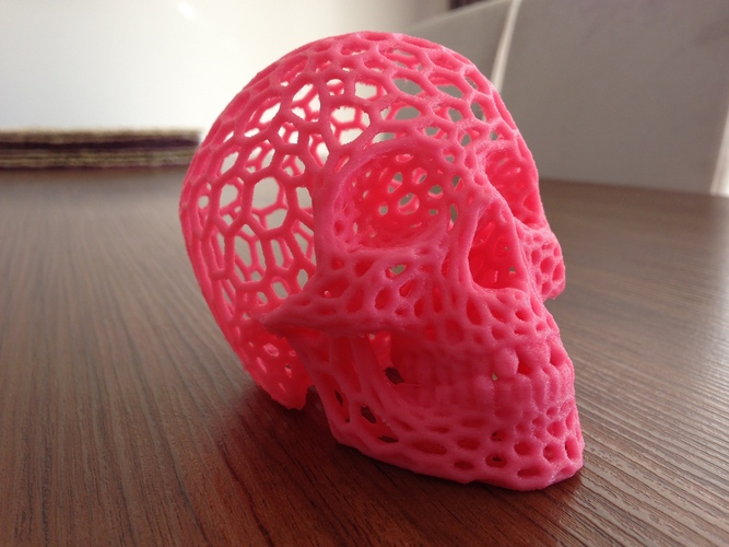 Skull lamps - Voronoi Style 3D Print 20675