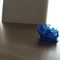 Small Splashing Pen holder 3D Printing 20676