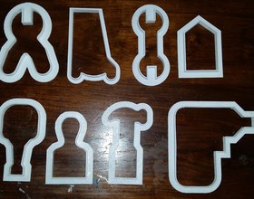 3D Printed Handyman Tools Cookie Cutters - Fathers-day or Dad's ...