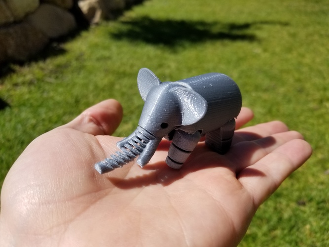 Elephant 3D Print 21152