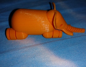 3D Printed Elephant by le FabShop | Pinshape