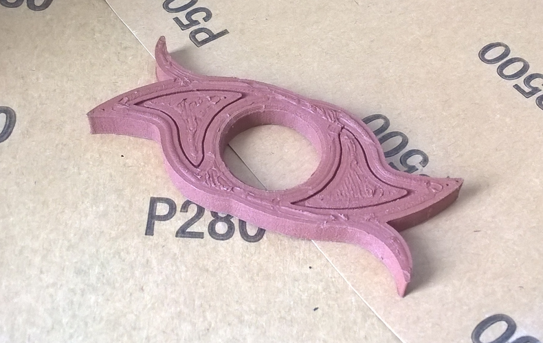 Hand spinner cuivre 3D Print 21847