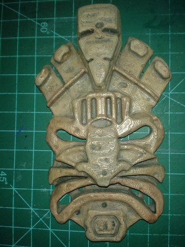 Tiki Mask 3D Print 21860