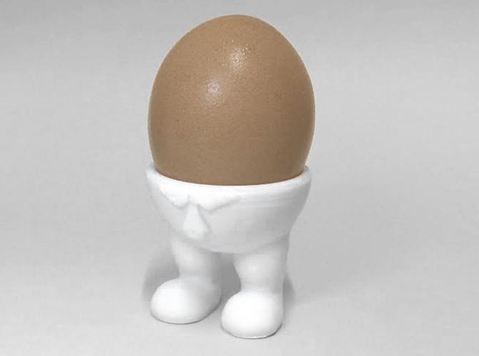Couple Egg Cups 3D Print 222