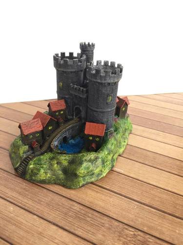 Castle gate 3D Print 22444