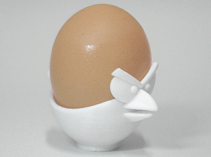 Angry Bird Egg Cup 3D Print 225