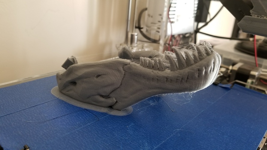 The T-Rex Skull 3D Print 22521