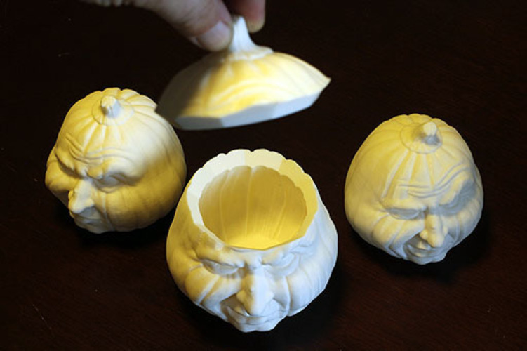 Grumpkin Jar with Lid 3D Print 2277