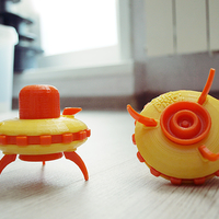 Small Little UFO (basic) 3D Printing 23168