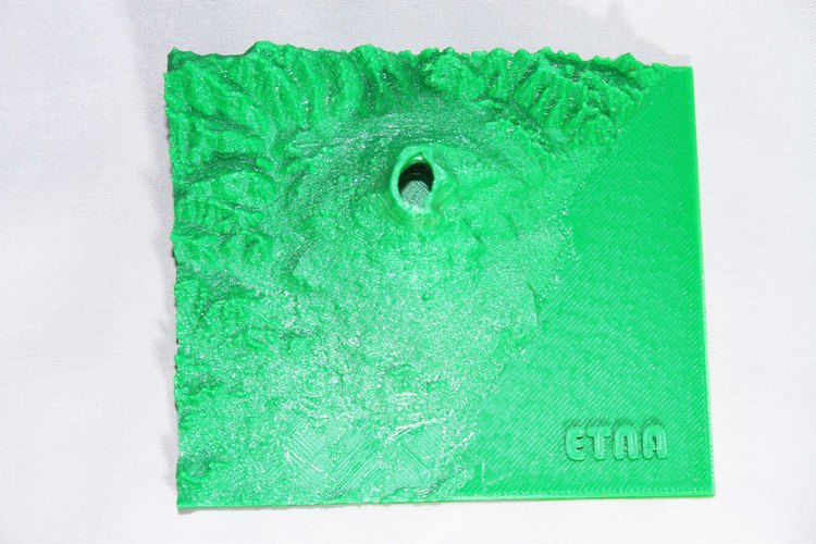 Volcan Etna Italia 3D Print 23269